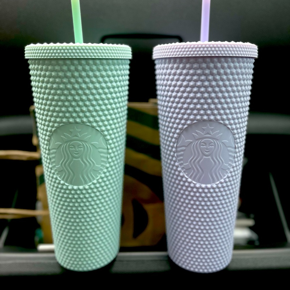 Starbucks Holiday matte studded Venti tumblers